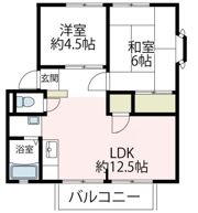 昭英ハイツAの間取り画像