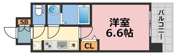 プレサンス大国町アドロッソの間取り画像