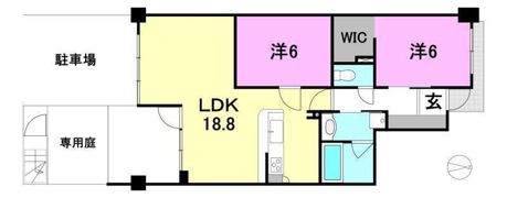 サーパス道後公園南の間取り画像