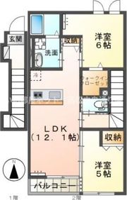 ルピナス Aの間取り画像