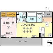 アクアフェリーチェ A棟の間取り画像