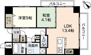 アルル五日市駅前の間取り画像
