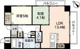 アルル五日市駅前の間取り画像