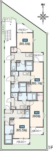 MELDIA矢川の間取り画像