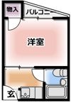 トレンディ黒原の間取り画像