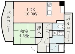 アニバーサリーの間取り画像