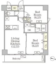 ORSUS志村坂上の間取り画像