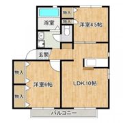 メゾンブリエE棟の間取り画像