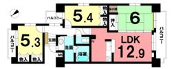 ナビタウン江南Ⅱ二番館の間取り画像