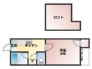 山野ハイツAの間取り画像