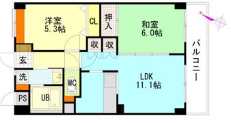 第1柴田マンションの間取り画像