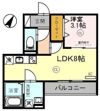 シェーングラース Dの間取り画像