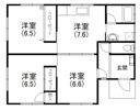 神ヶ谷貸家の間取り画像