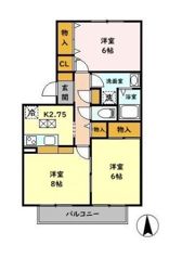 コートエスペランサ Eの間取り画像