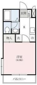 フローラ矢中の間取り画像