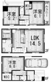 富岡東3戸建の間取り画像