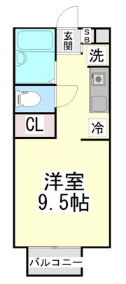 パセオ西芦屋の間取り画像