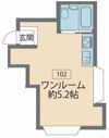 ポルシェ小平鷹の台の間取り画像