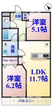 ソルグランデの間取り画像