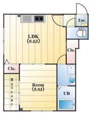 Couleur稲毛東の間取り画像