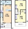 Doux maison 吉田林 (ドゥーメゾン) Bの間取り画像
