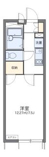 レオパレスメルシィの間取り画像