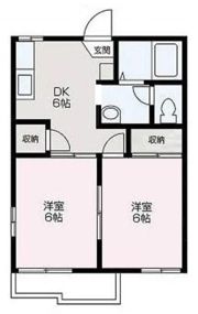 ルミナス1番館の間取り画像