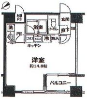 ユニーブル島津山の間取り画像