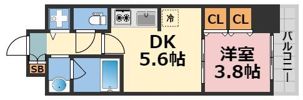 ラクラス本町東の間取り画像