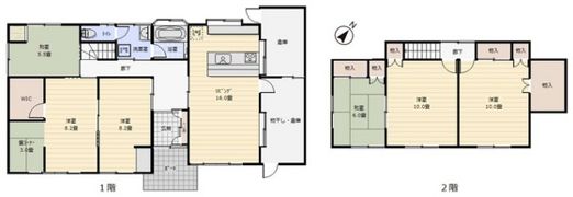 赤磐戸建の間取り画像