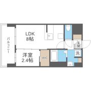 セレニテ難波ミラク壱番館の間取り画像