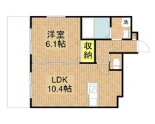 チャオ境南Ⅰの間取り画像