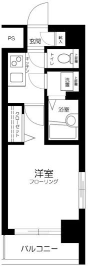 スカイコート浜松町の間取り画像