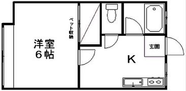 ハイツ宝琴の間取り画像