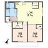 ロイヤル田坂Ⅱ B棟の間取り画像