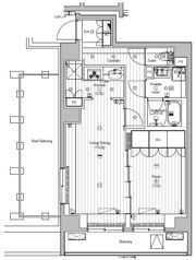 PREMIUM CUBE 大森 TROISの間取り画像