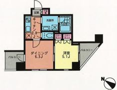 プライムアーバン目黒青葉台の間取り画像