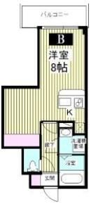 CROSS CROUT Naka－Aokiの間取り画像