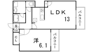 プレサンスKOBEグレンツの間取り画像