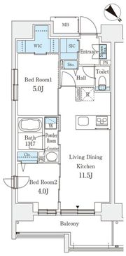 リテラス西日暮里の間取り画像