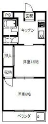 当麻マンションの間取り画像