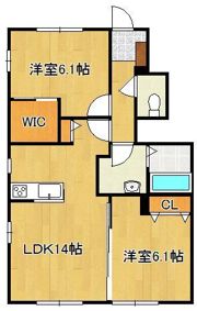 シャーメゾンなかま～SAKURA～の間取り画像