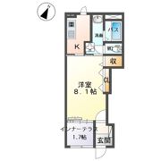 仮）つくば市高見原新築アパートの間取り画像