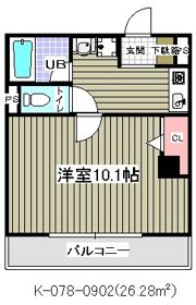 エスビル弐番館(K-078)の間取り画像
