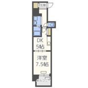 プレサンス堺筋本町駅前の間取り画像