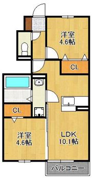 リバーフィールドの間取り画像