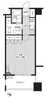 グランハイツ代々木の間取り画像