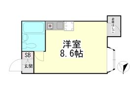 サンヴィラ六甲道パートⅡの間取り画像