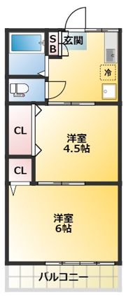 第3ヒルズハウスの間取り画像