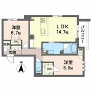 プルミエール境南町の間取り画像